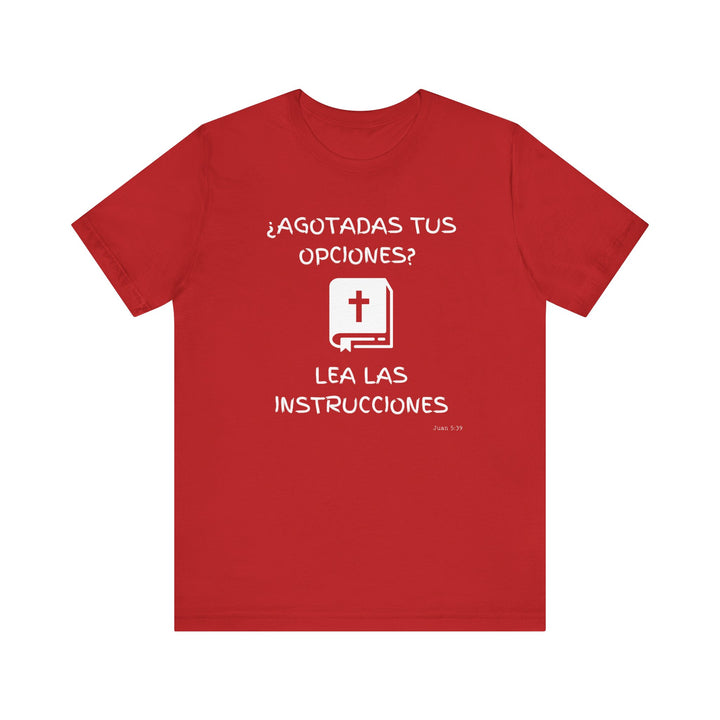 Lea las Instrucciones - Camisa Unisex