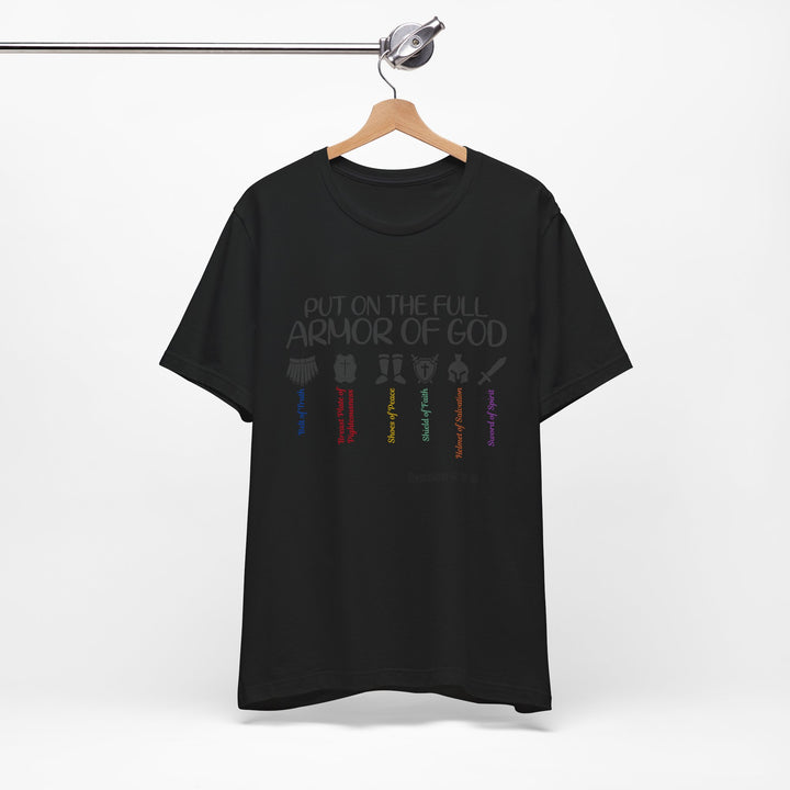 Armor of God T-shirt, Bella Canva Unisex T-Shirt, Armadura de Dios T-shirt, Faith-Inspired Armor of God Tee, Christian Shirt, Scripture T-Shirt, Unisex Graphic Tee, Inspirational Gift, Religious Apparel