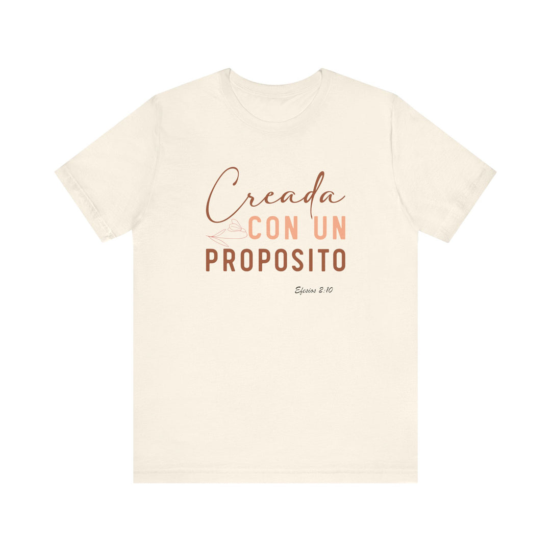 Creada con un Propósito - Camisa Bella Canvas Mujer