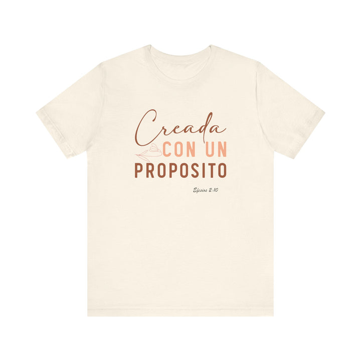 Creada con un Propósito - Camisa Bella Canvas Mujer
