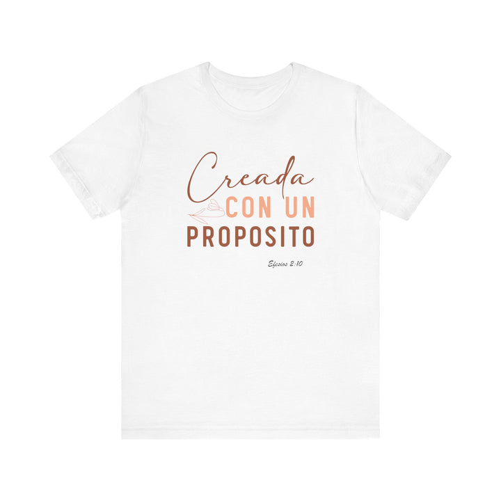Creada con un Propósito - Camisa Bella Canvas Mujer